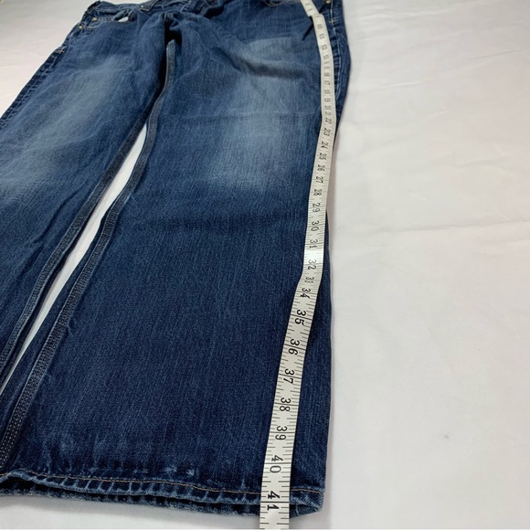 Carhartt Mens Jeans B310 DRT Relaxed Fit Boot Cut Denim Blue Size 42x32 - Picture 9 of 13